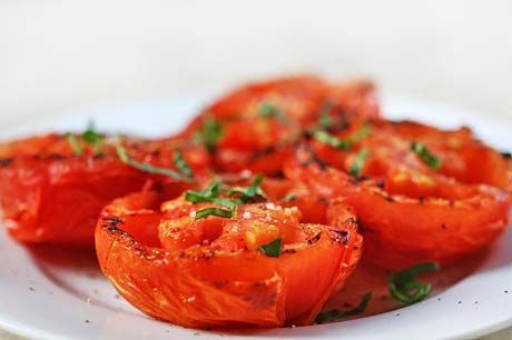 Grilled tomatoes